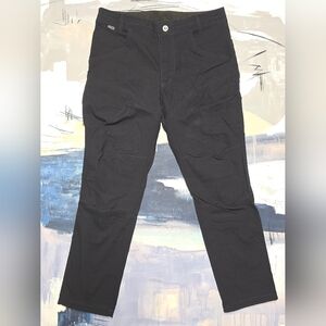 Kuhl Mens Renegade Rock Pant 34x28 Black Straight Leg Outdoor Hiking Pockets